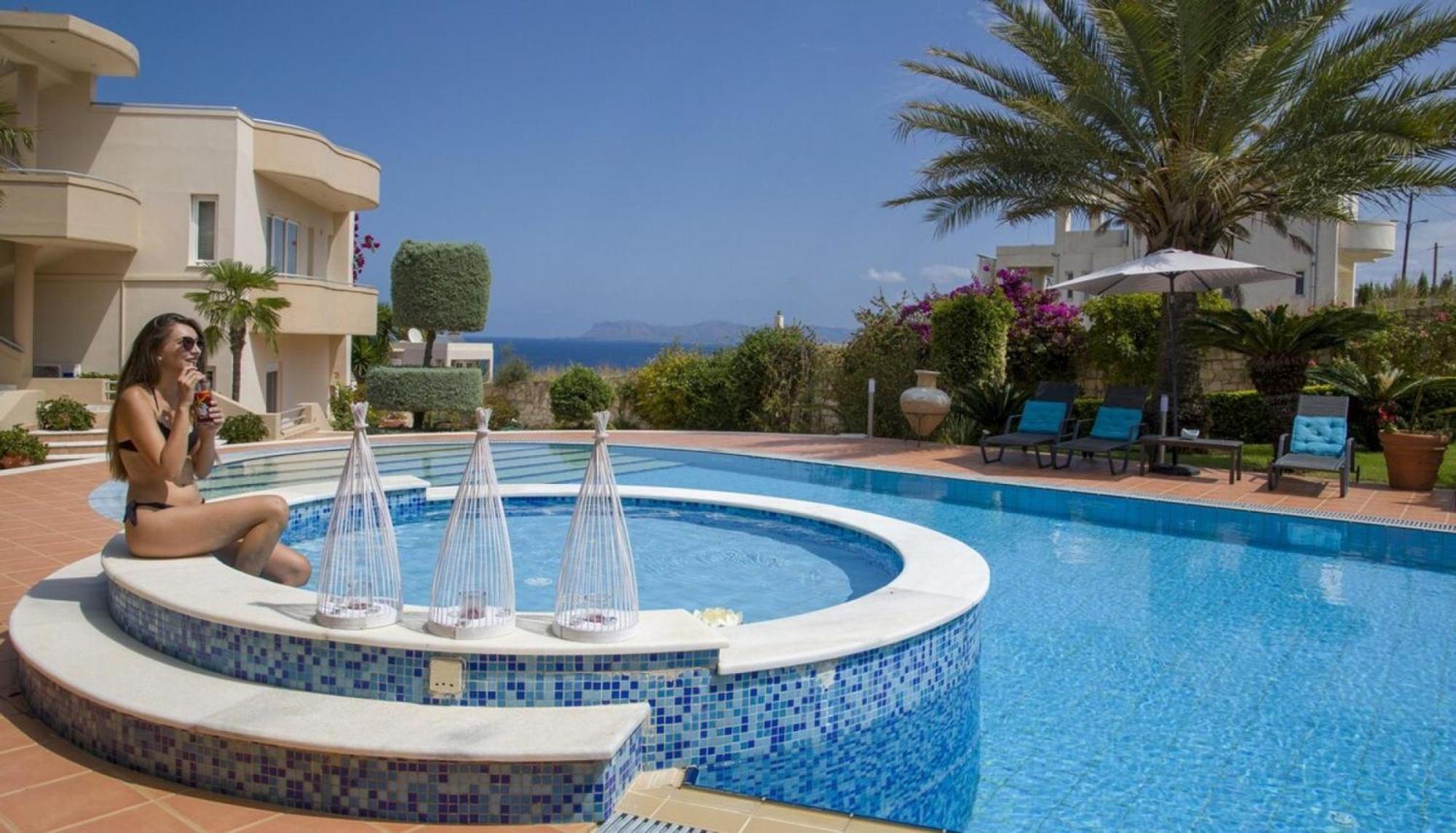 Villa Elina Luxury Residence Сталос Экстерьер фото